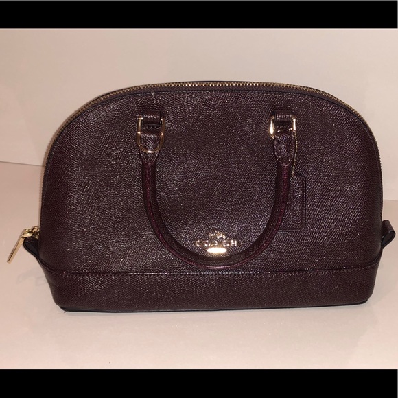 Coach mini sierra satchel in oxblood - Picture 2 of 3